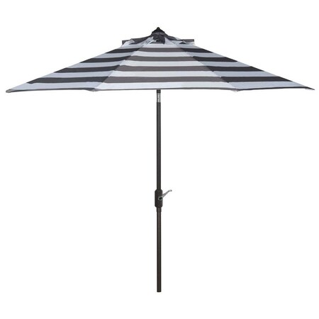 Safavieh 11 ft. Iris Fashion Line Umbrella Grey & White PAT8104D